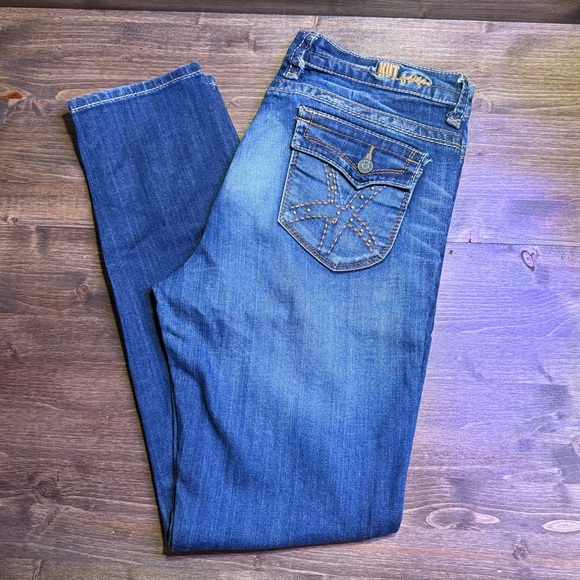 👖 Kut from the Kloth Embellished Pocket Jeans – Women’s Size 12 - Picture 1 of 12